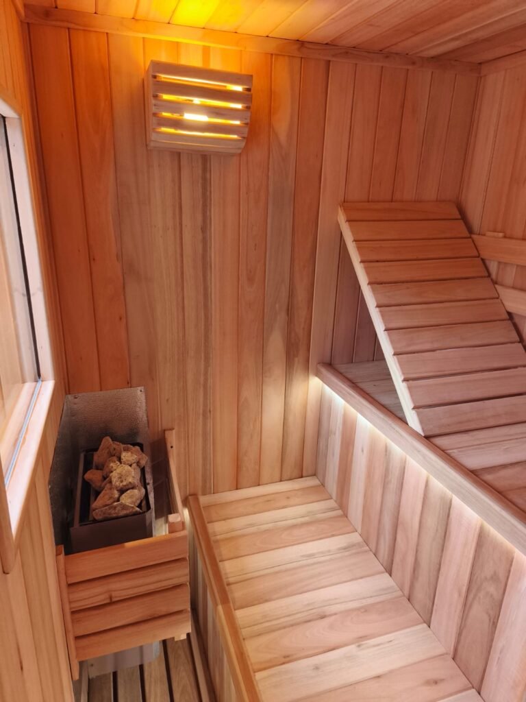 sauna a medida interior