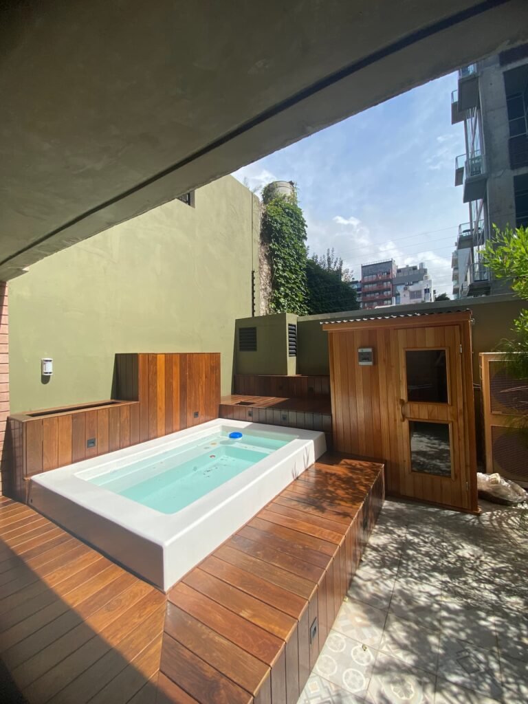revestimiento exterior hidromasaje