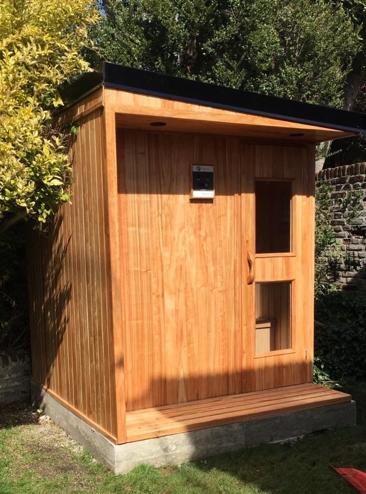 sauna para jardin